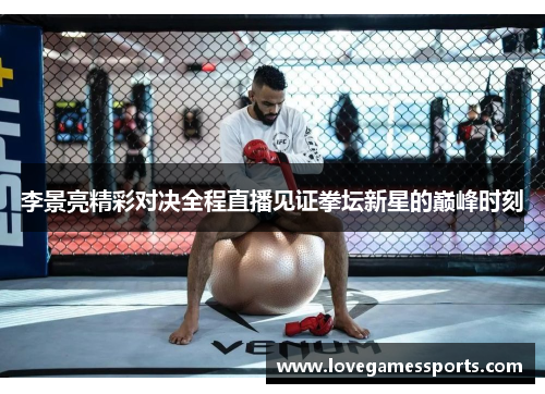 李景亮精彩对决全程直播见证拳坛新星的巅峰时刻